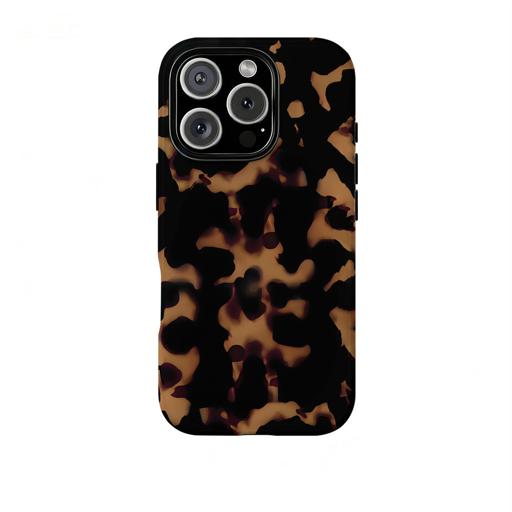 Étui de téléphone modèle de tortue ambre