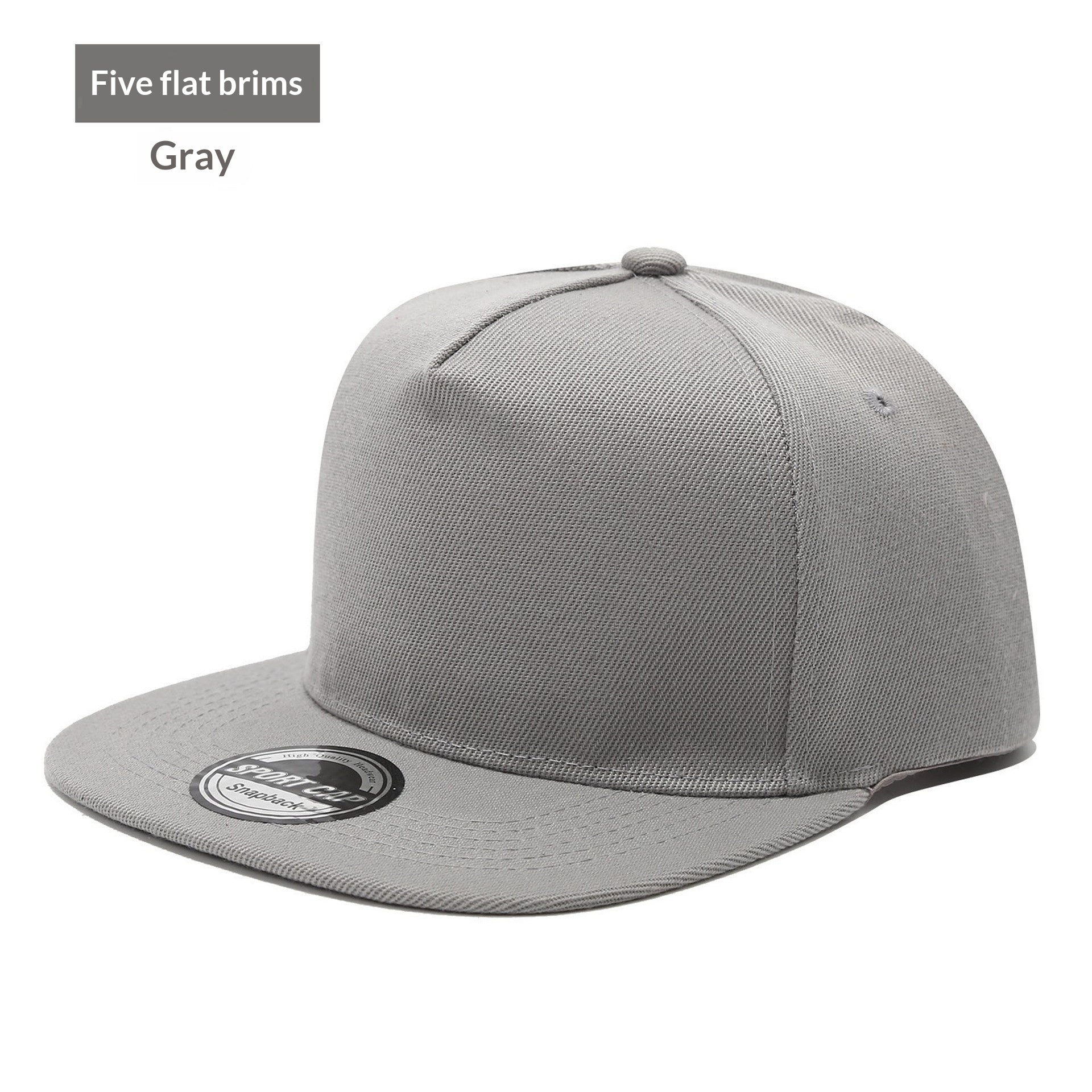 Casquette de baseball polyvalente à bord plat pour l'extérieur et la rue offrant une protection solaire