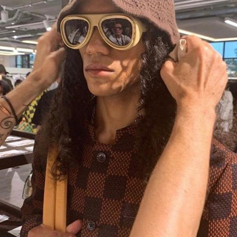Lunettes de soleil Aviator de style européen et américain pour hommes