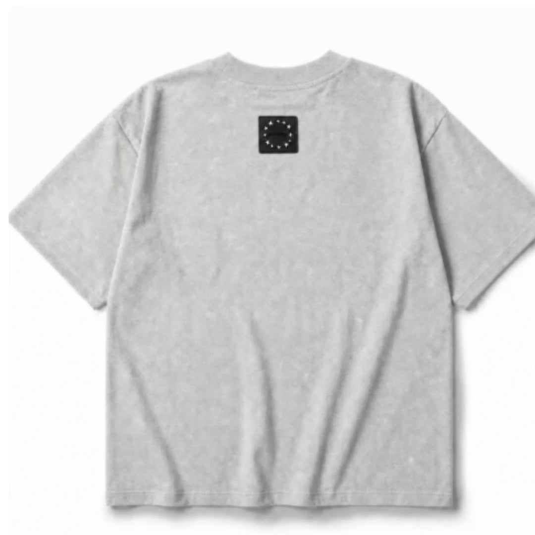 American Style Rivet Short manches lourdes T-shirt Loose Fit