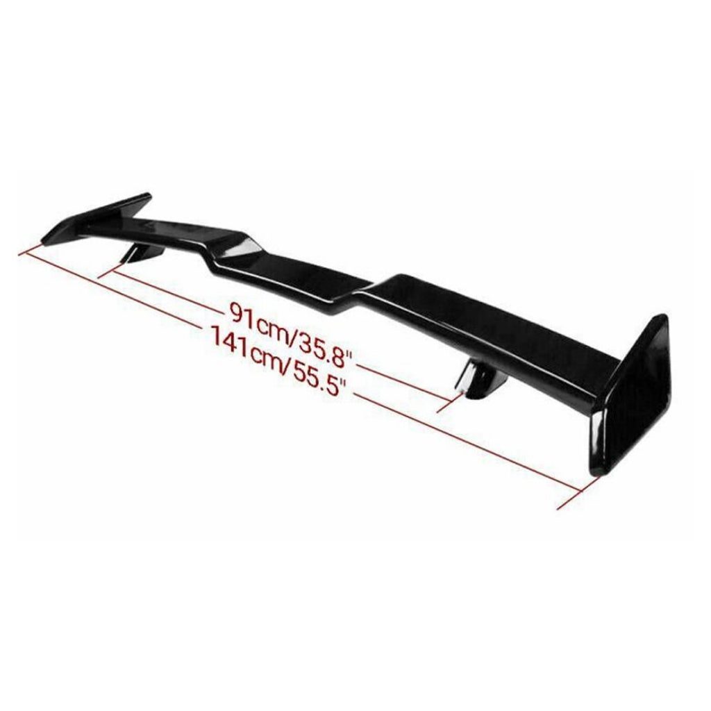 Pour 2018-2022 Camry Hybrid LE 4-Door Arrière Spoiler Wing Lip Glossy Black ABS
