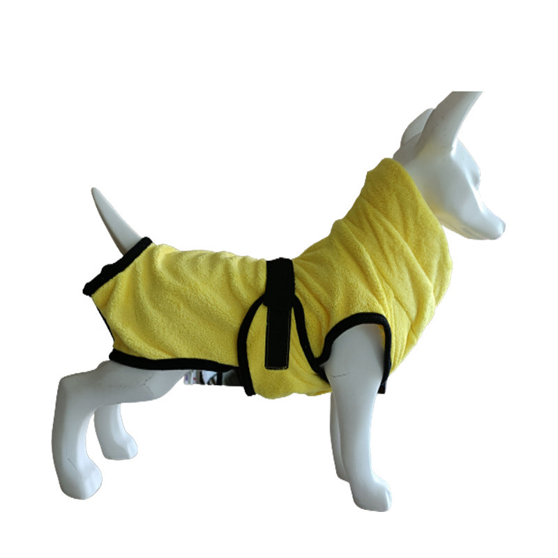 Serviette pour animaux de compagnie épais microfibre absorbant peignoir
