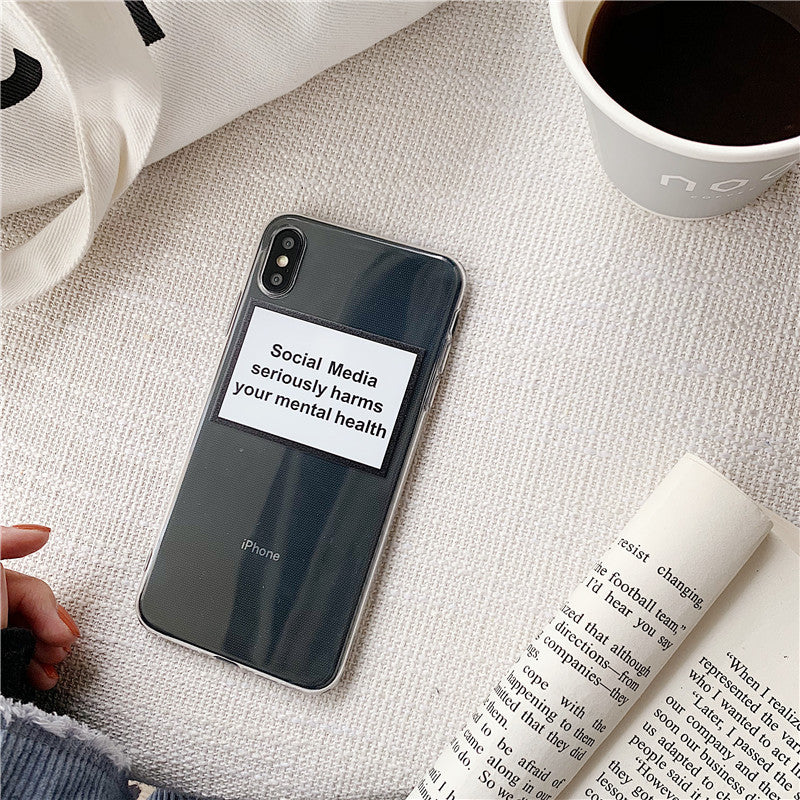 Étui de téléphone pour l'étiquette de vent de givre
