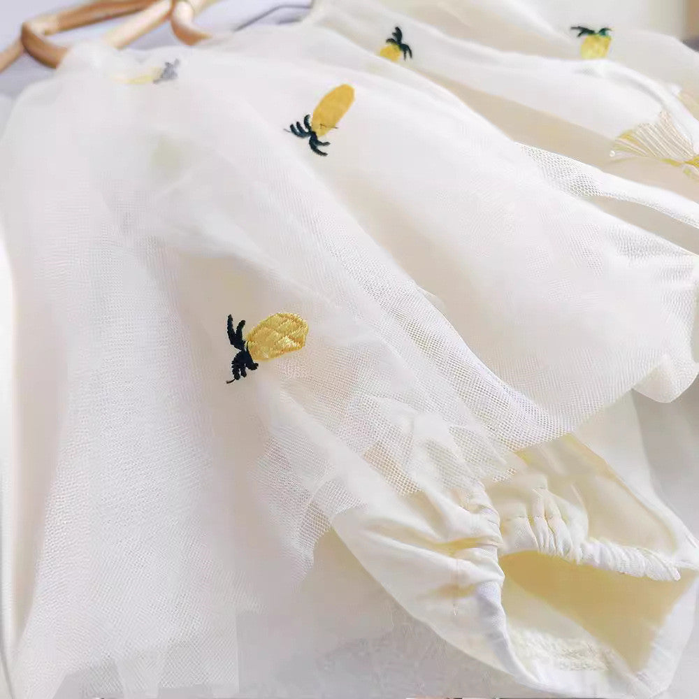 Créative et minimaliste Jupe en mailles de camisole de fille