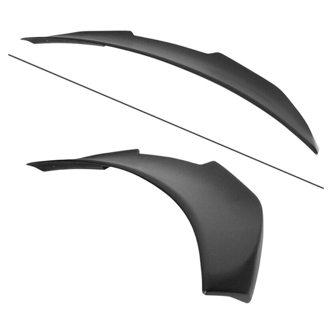 Convient 14-23 Infiniti Q50 PSM Style arrière Trunk Lip Spoiler mat noir ABS