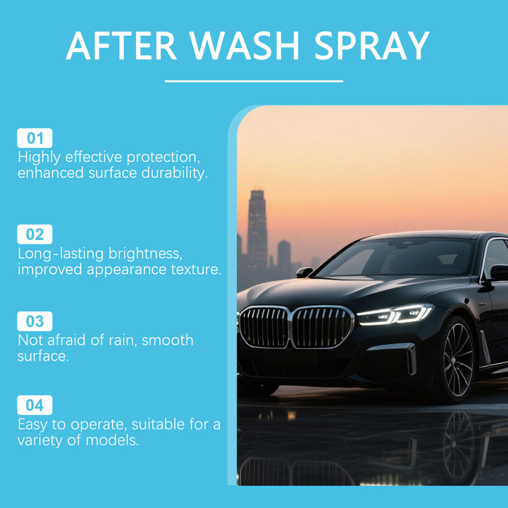 Le pack de spray pour soins de voiture brille