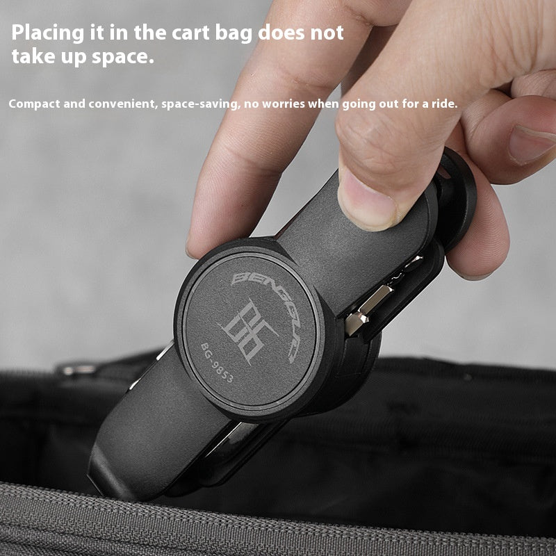 Outil de réparation de vélo boucle rotative combiné de réparation de pneus clé portable