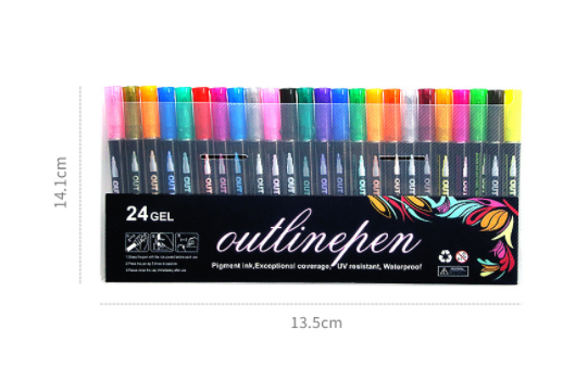 Highlighter de compte à main de 12 couleurs
