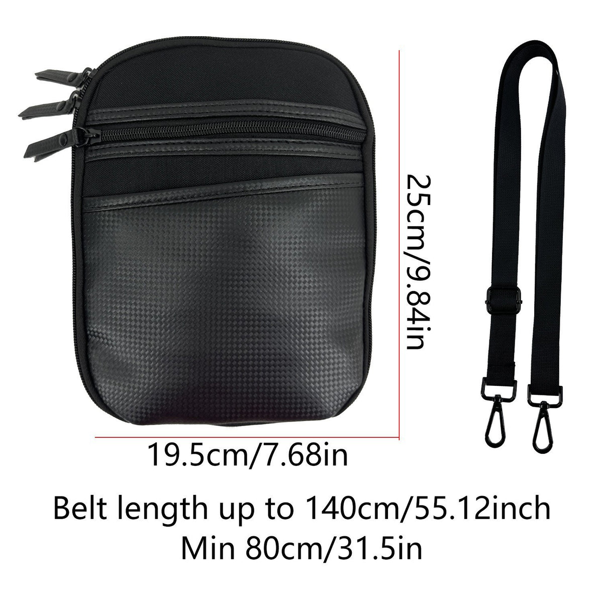 Holster magnétique à libération rapide pour les hommes Sac à bandoulière à libération rapide en Oxford