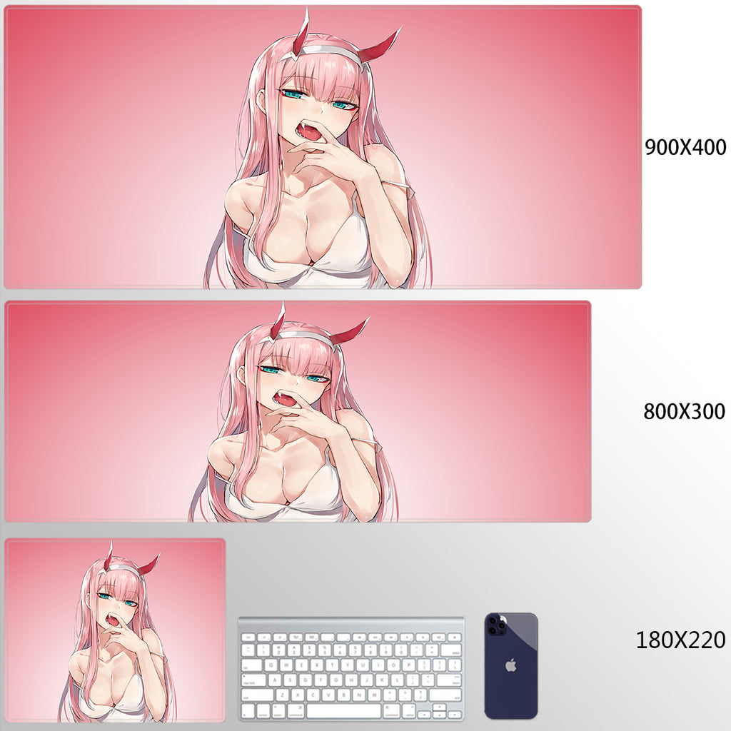 Darling In The Franxx Themed Keyboard Mat, Anime Mousepad, Computer Mat