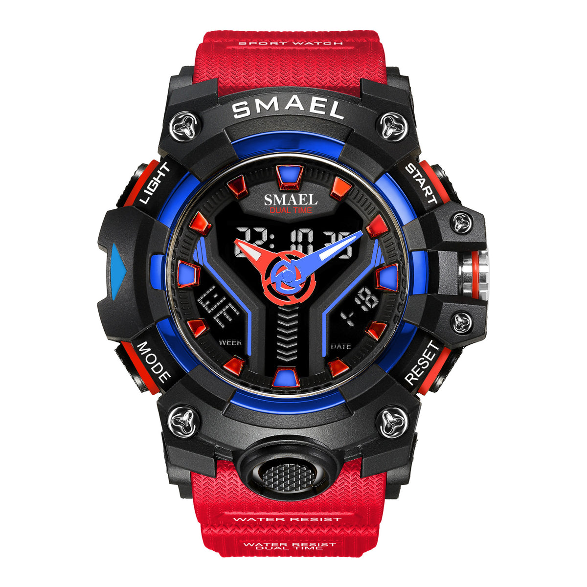Montre électronique multifonctionnelle en plein air étanche pour hommes