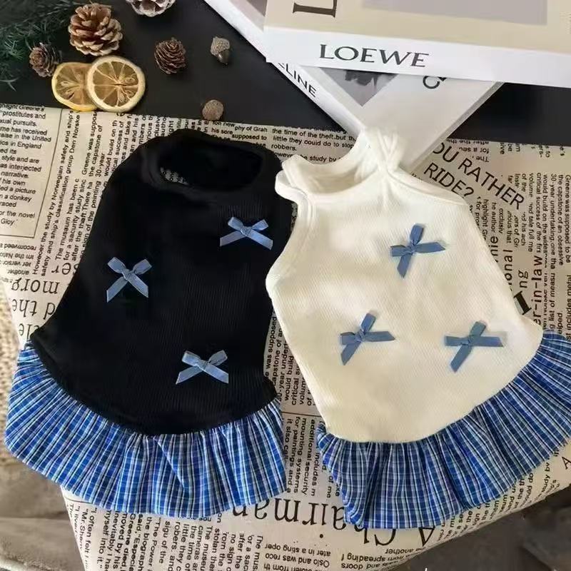 Robe de Veste de style préppy pour chats et chiens