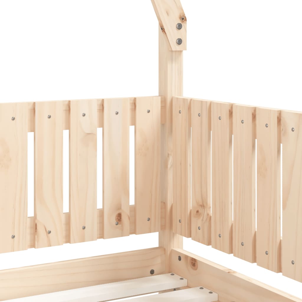 Lit pour enfants Bois de pin massif Lit pour enfants Bois de pin massif