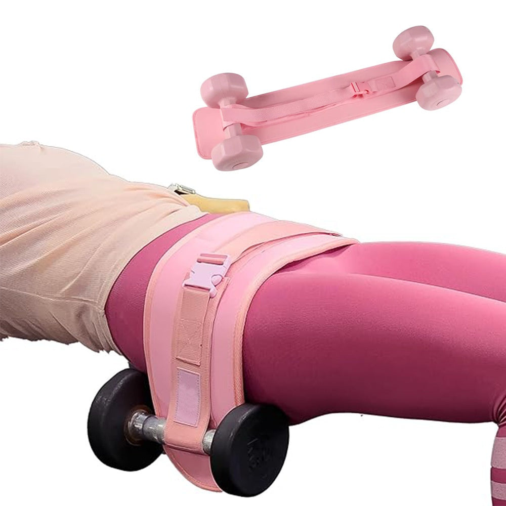 Yoga Dumbbell Waist and Glute Bridge Assist Band avec un design antidérapant