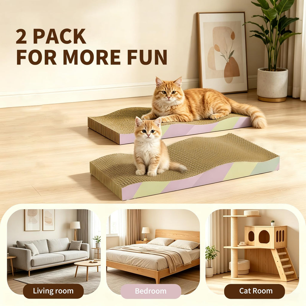 Cat Scratching Board 2-Pack