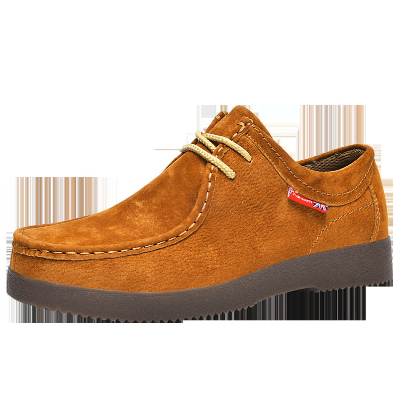 Extérieur polyvalent pour voyager Suede British Style Sneakers en cuir