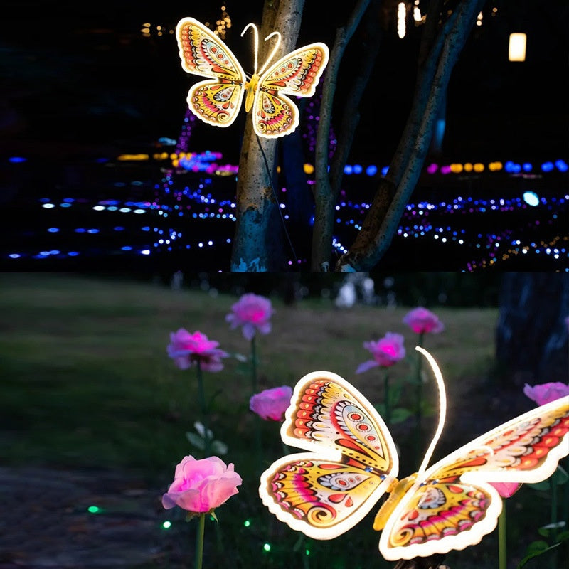 Simulation de papillon Insecte décoratif lumières Park Square Scenic Spot éclaircissant lumière-em
