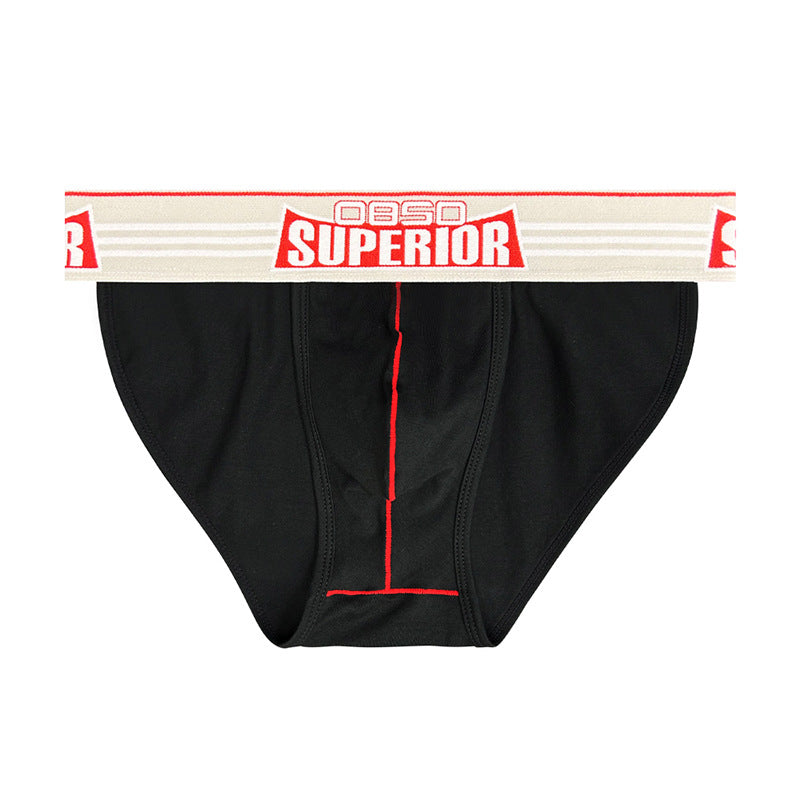 Sous-vêtements pour hommes Low Waist Cotton Sports Fitness Slip anti-wear