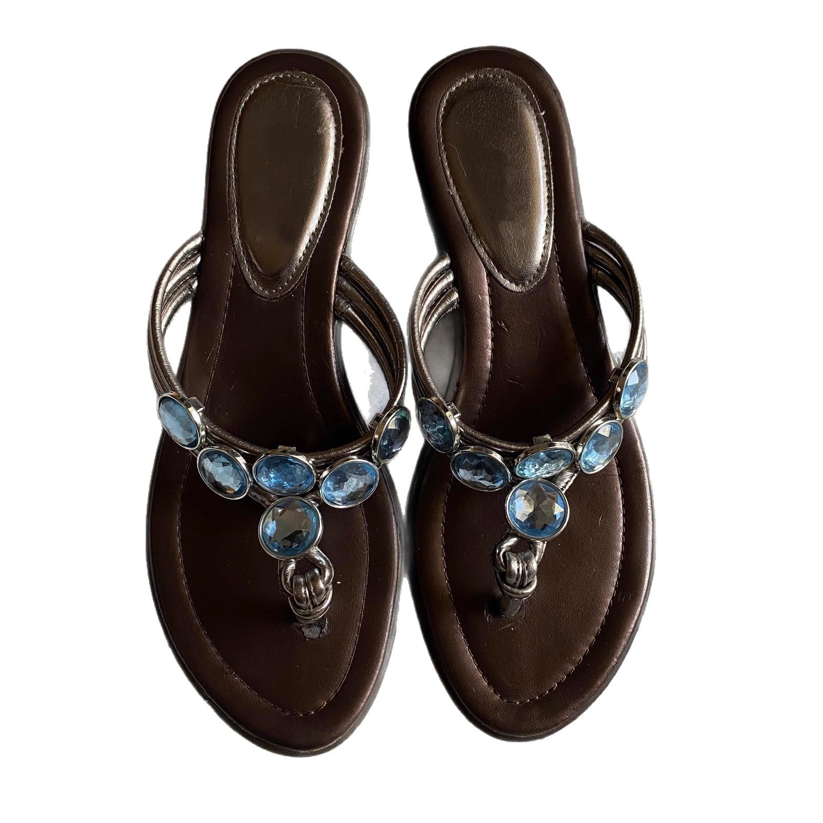 Un pas Slope Soled French Style Vintage Flip Flops