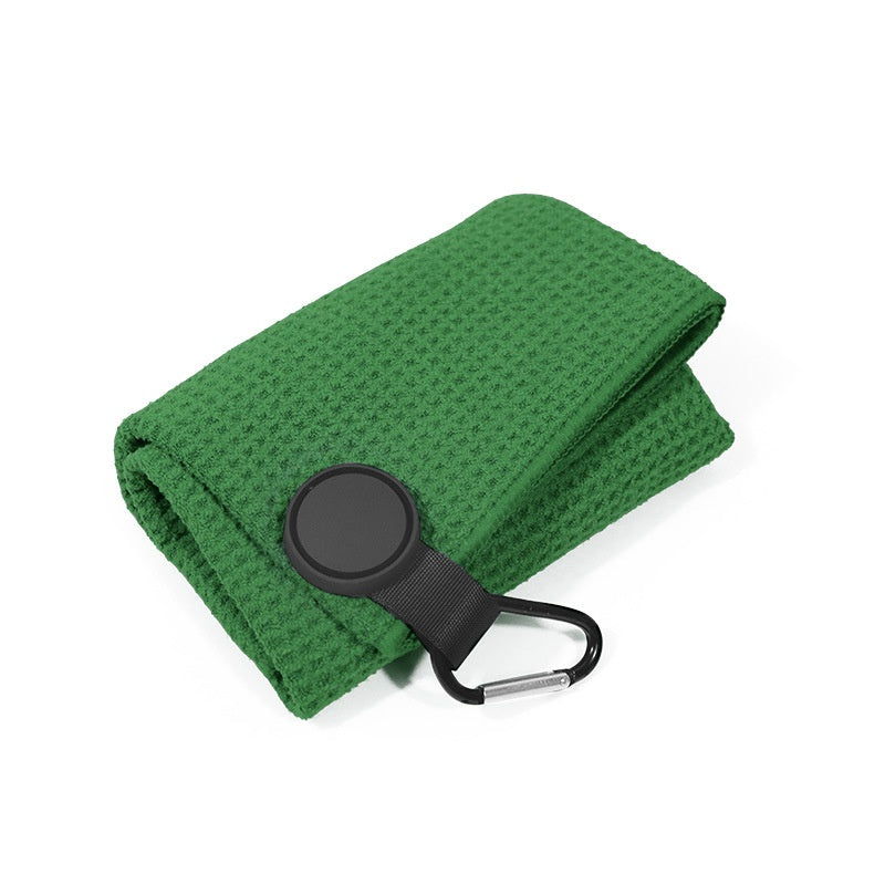 Serviette de golf magnétique ronde en microfibre