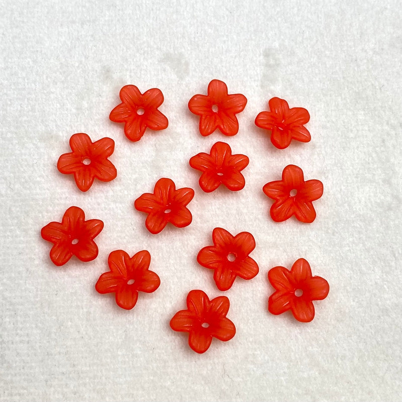 Matte Translucide Mini 5-Petal Fleurs Bases