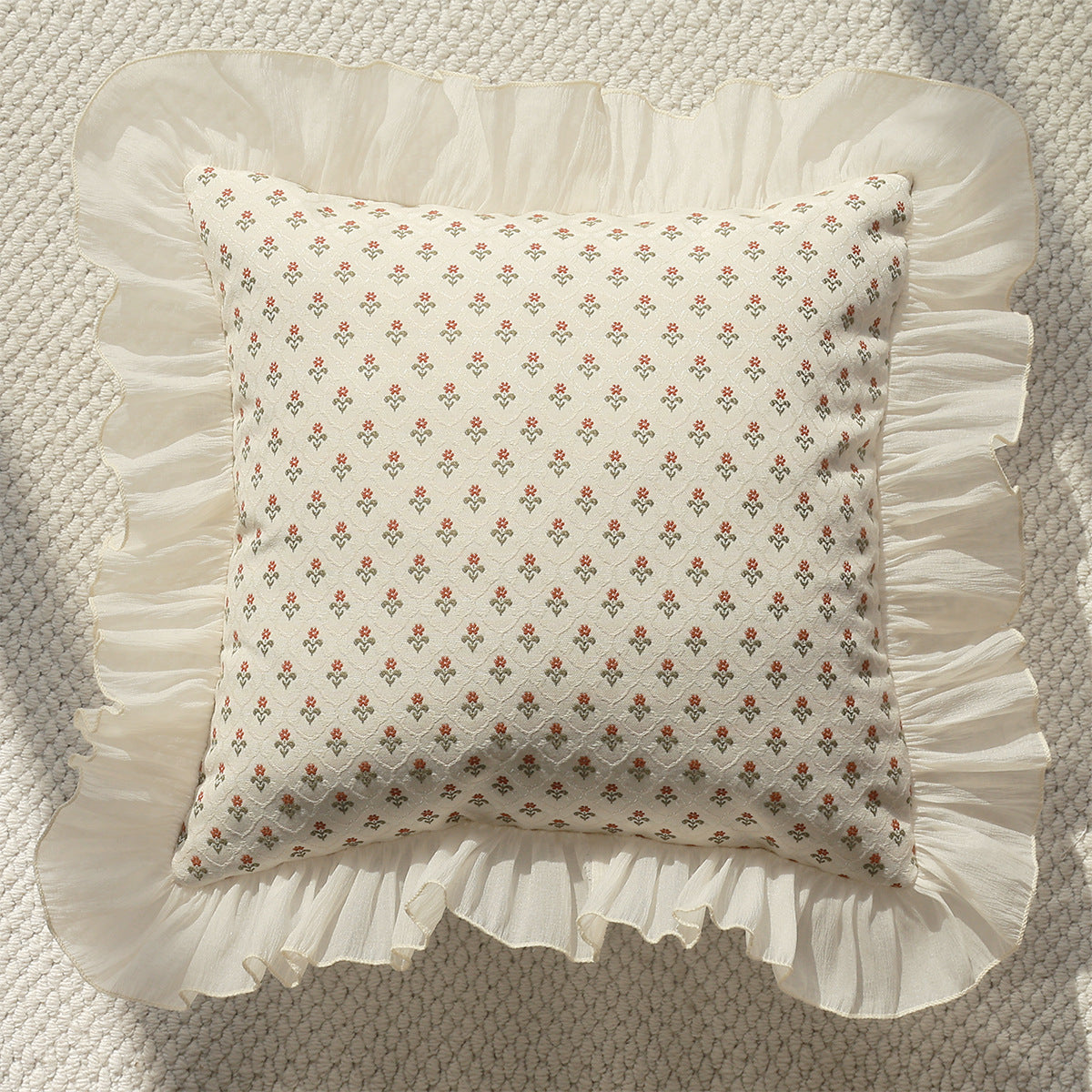 Modern Minimalist Square Living Room Coussin Cover Remplissage non inclus