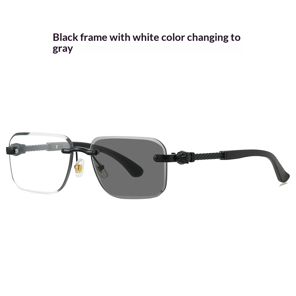 Lunettes de soleil sans cadre avec verres photochromiques