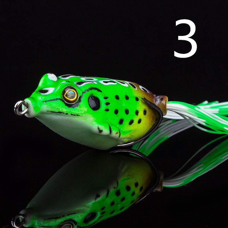 Bionic Thunder grenouille oeuf grenouille noir costume haute carbone acier crochet double