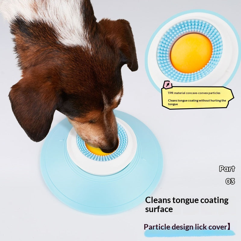 Jouet de chien Un bol auto-amusant anti-goutte pour traiter l'alimentation lente pour garder votre pup Entrée