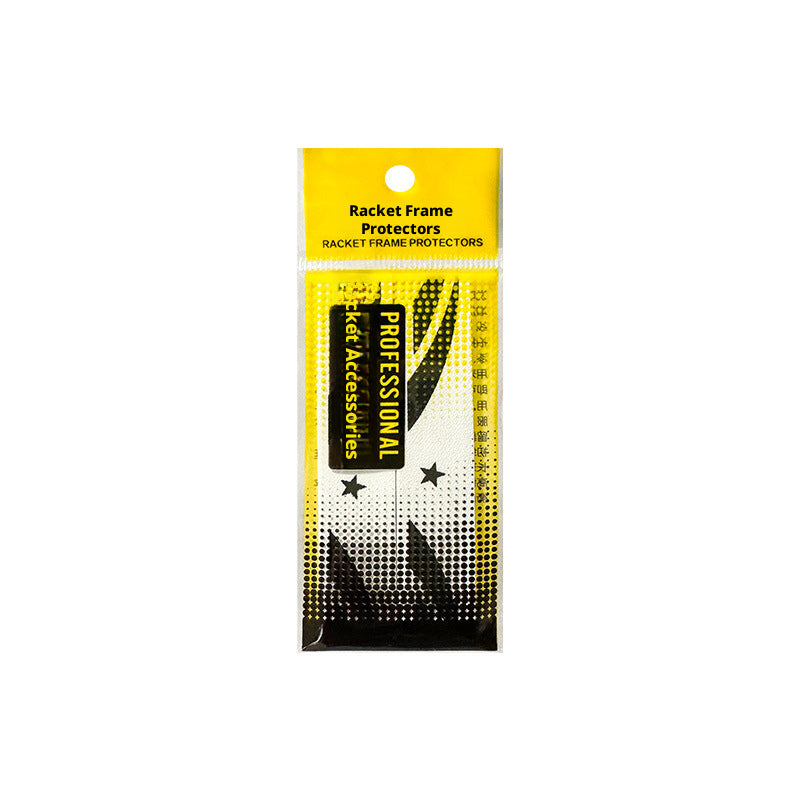 Cadre de raquette Badminton autocollants protecteurs-bandes blanches-2