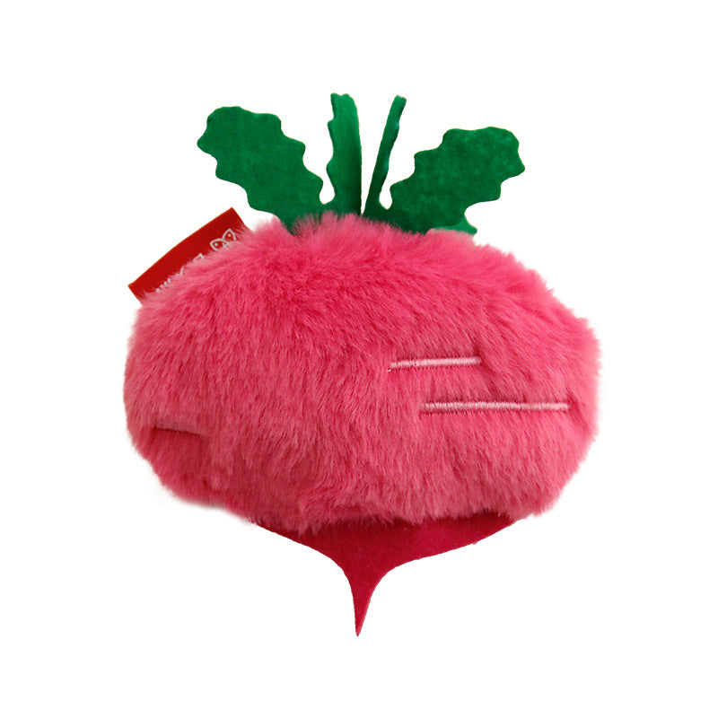 Radish Cucumber Cat Ringing Paper Toy Simulation Vegetable Bite-résistant