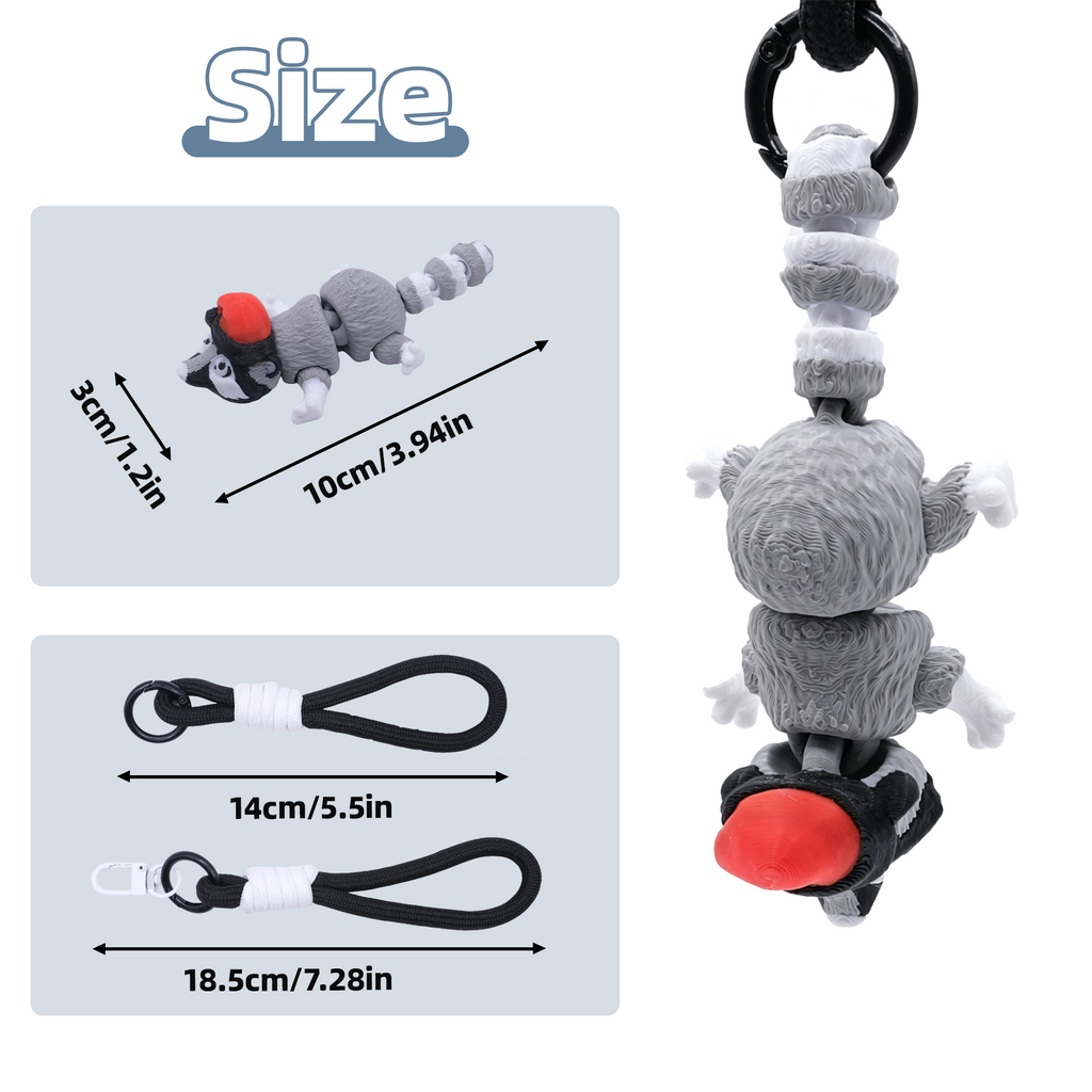 Porte-clés animal imprimé 3D