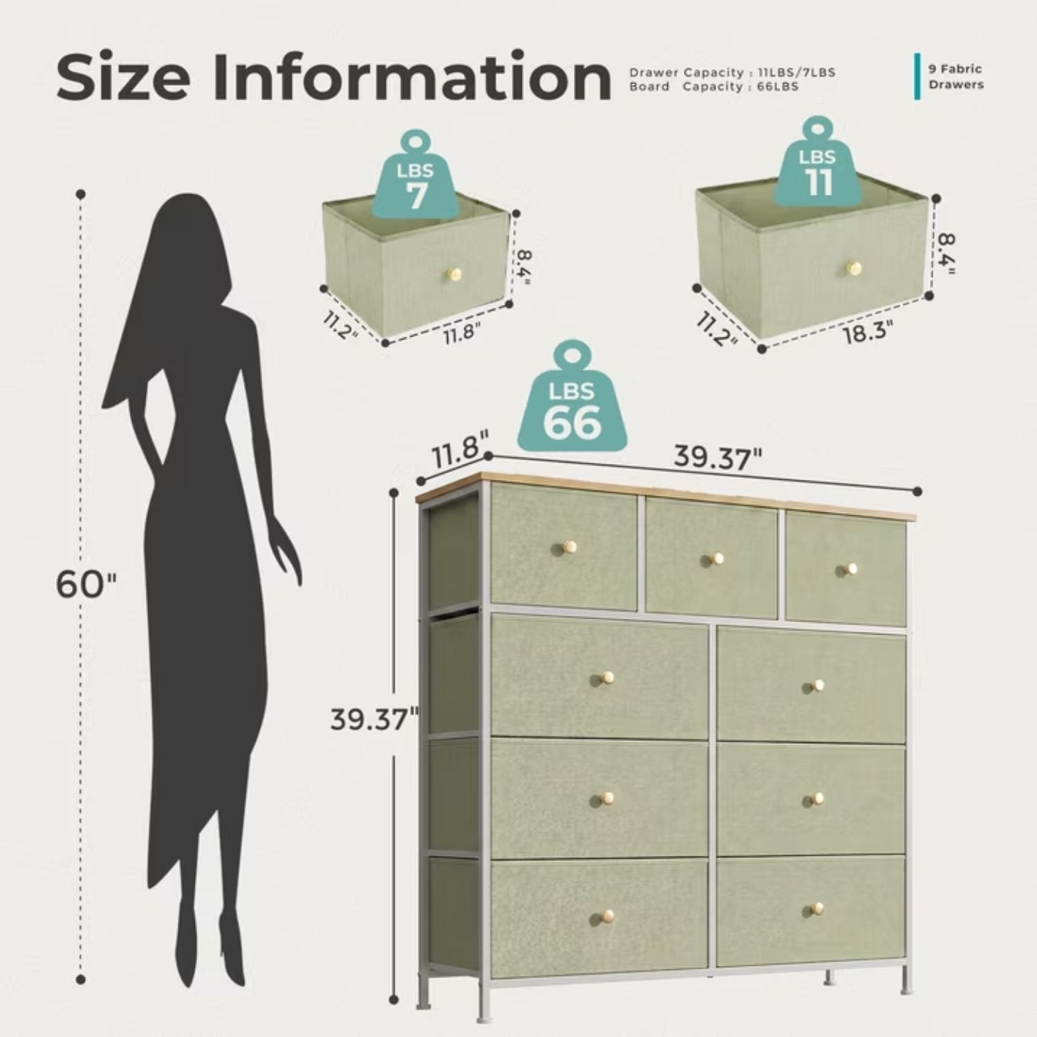 Dressing en tissu pour chambre