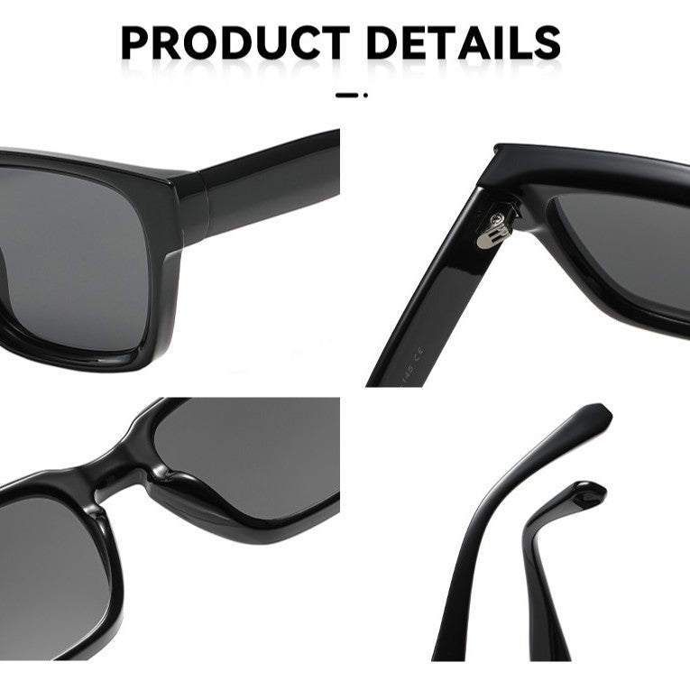 Rétro Minimalist Lunettes de soleil polyvalentes pour hommes et femmes