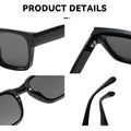 Rétro Minimalist Lunettes de soleil polyvalentes pour hommes et femmes