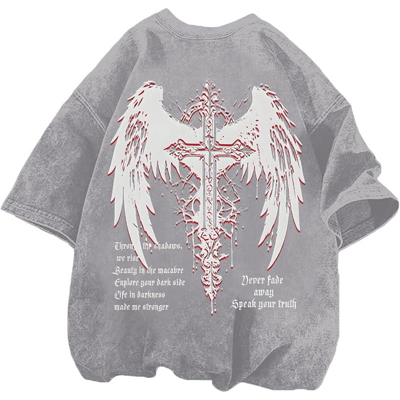 Chemises Goth Punk Vintage pour hommes Gringe Streetwe