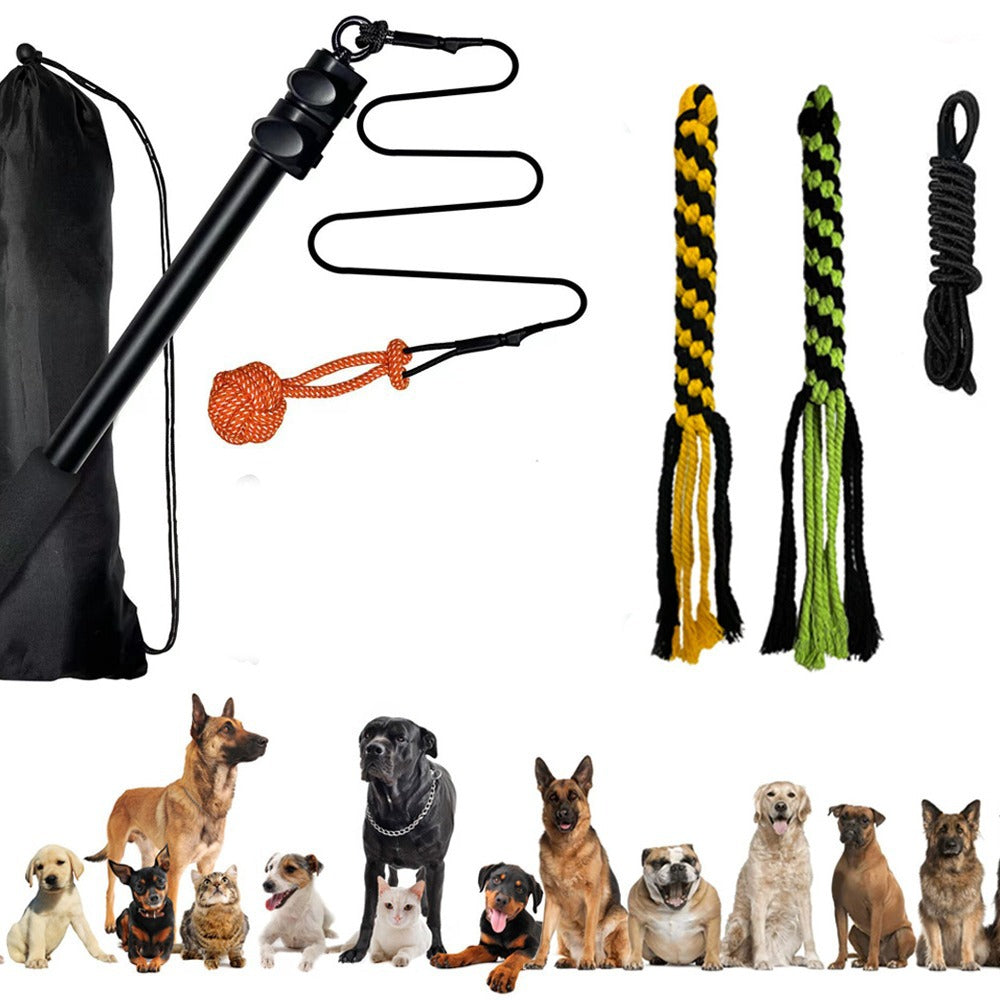 Retractable chien drôle bâton d'entraînement bâton