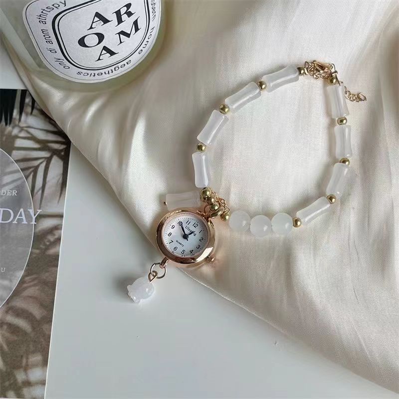 Style chinois Bamboo Knot Bracelet Montre femmes Quartz