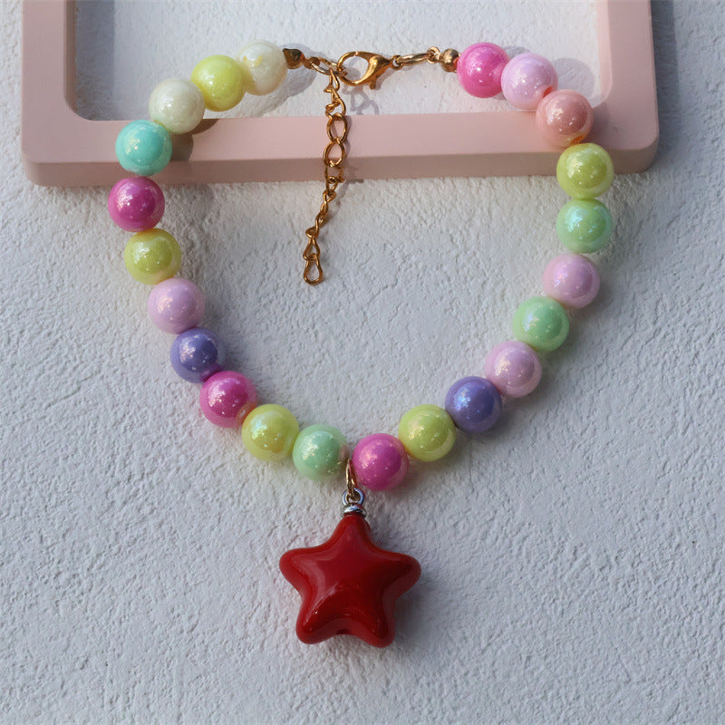 Collier pour animaux de compagnie de couleur mode