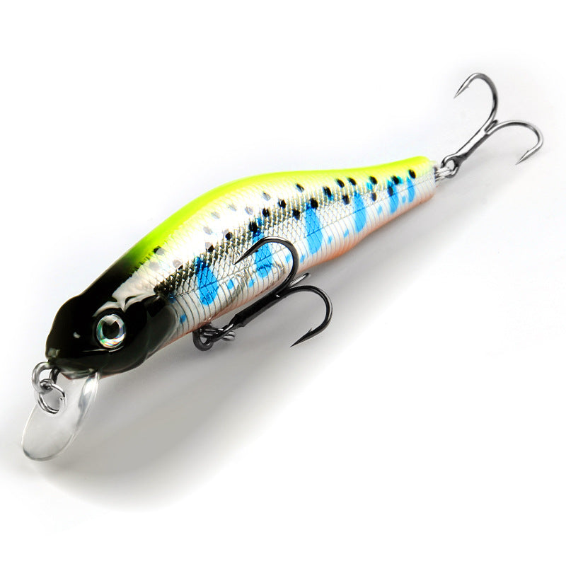 Long S 80mm8.5g Lure magnétique de pêche en eau douce