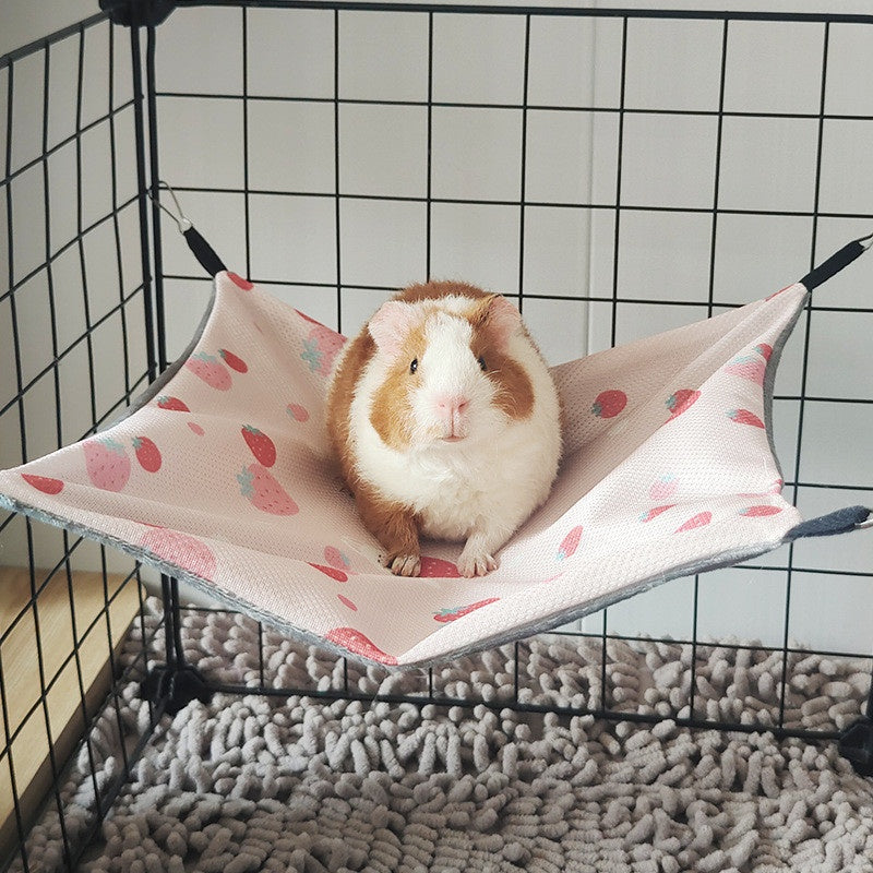 Breathable Ice-Silk Single-Layer Hammock for Small Animals
