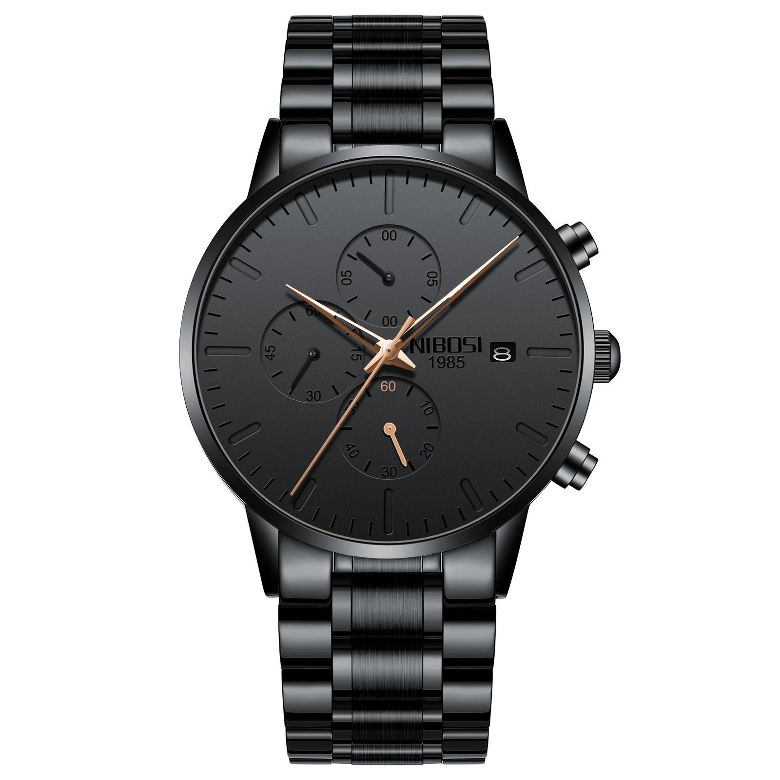 Montre Quartz Multifonctionnelle Homme Anti-Lumineuse