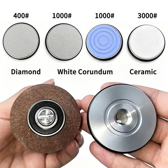 Roues de rechange pour couteaux à rouleaux magnétiques