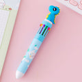 Stylo à bille de presse multicolore de dessin animé du cœur