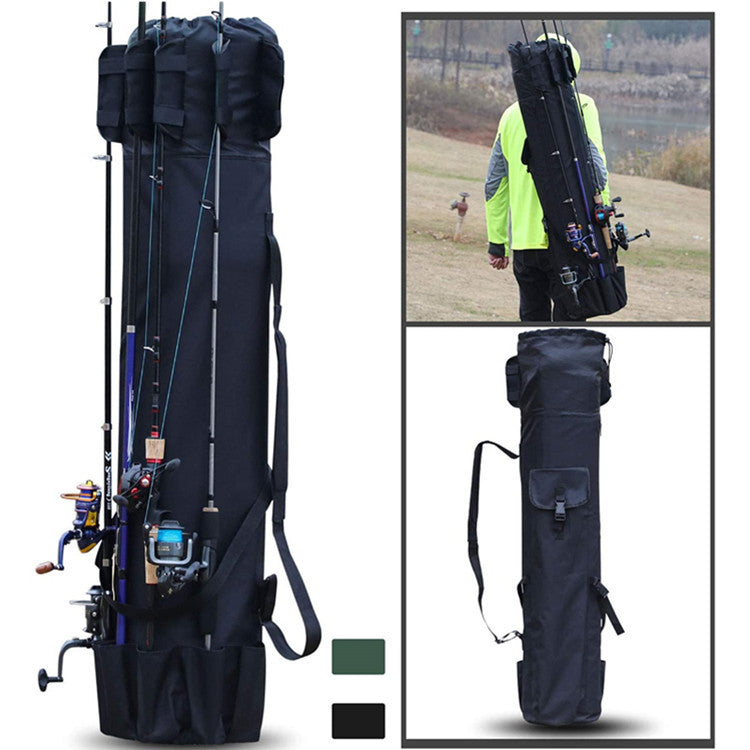 Cylinder Outdoor Fishing Bag Multifonctional Fishing Rod Bag Sea Rod Fishing Gear Storage