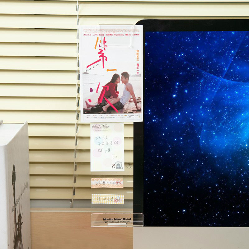 Moniteur acrylique Message Memo Board