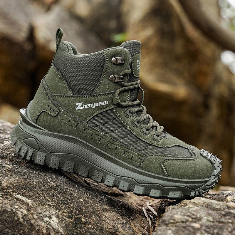 Bottes pour hommes pour le sport occasionnel de plein air et confortable usure épaisse
