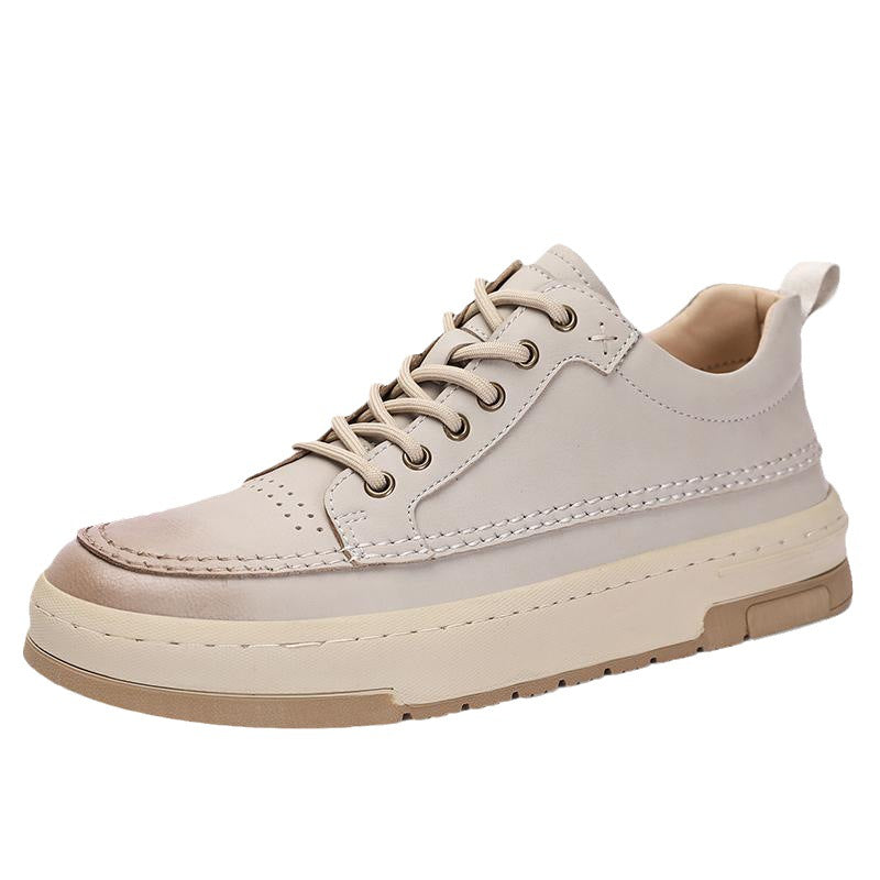 Première couche Cowhide Confortable Mode Homme Chaussures Casual Sneaker