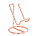 Support de téléphone mobile en fer forgé simple-rose or-1 pièce