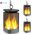 Lampes de flamme à suspension solaire Flickering Light Waterproof Garden Décoration Loi extérieure